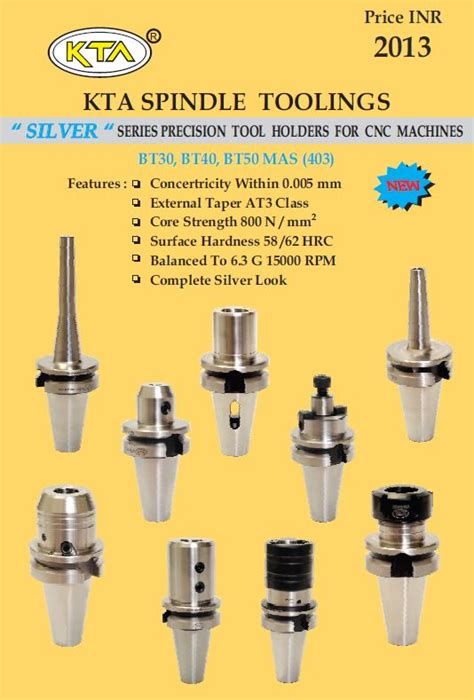 cnc tool holder manufacturers|kta spindle toolings catalogue.